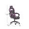 Flash Furniture Purple LeatherSoft Gaming Chair with Skater Wheels CH-00288-PR-RLB-GG - alternate 4